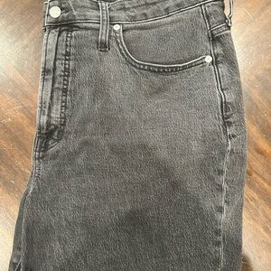 Madewell Women's Straight Leg Black Jeans